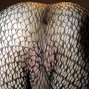 horny in fishnet nylons gallery image