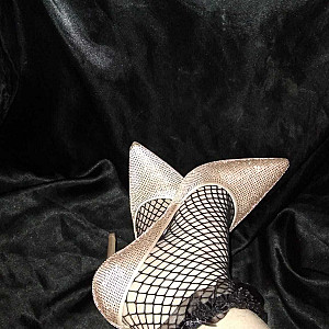 Beige sexy High Heels Galeriebild