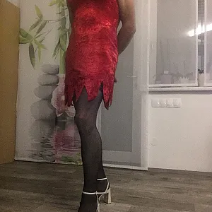 In red dress gallery image