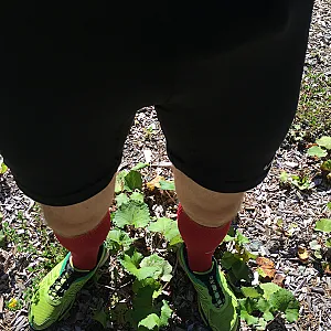 Nach dem joggen geil gewesen im Wald Galeriebild