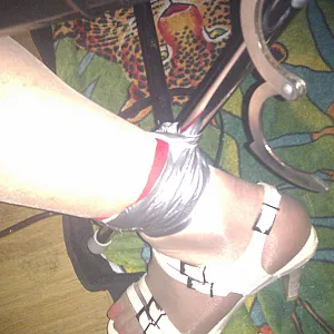 bounded myself dressed in nylons gallery image