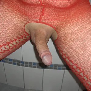 Roter Catsuits Galeriebild