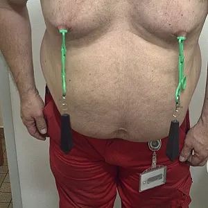 Nipplegames in green part 2 gallery image