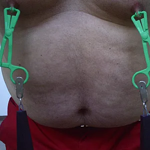Nipplegames in green part 2 gallery image