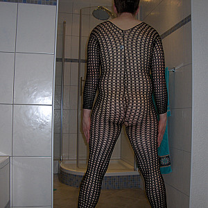 Schwarzer Catsuits Galeriebild