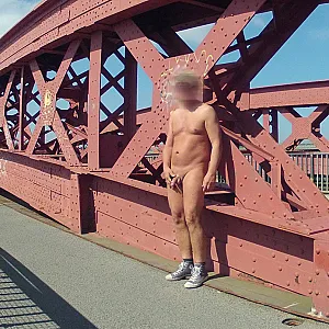 sunbath on the bridge gallery image