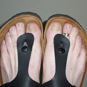 Birkenstock flipflops auch im Herbst Galeriebild