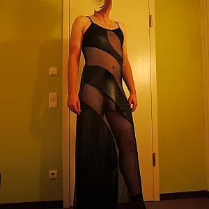 with pumps, pants and a dress gallery image