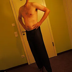 with pumps, pants and a dress gallery image