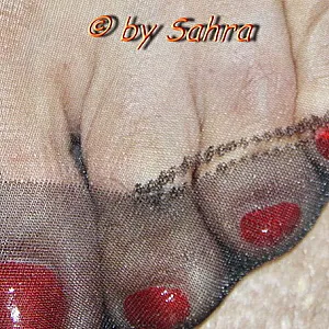 Nylonstrumpf mit Manhattan Ferse Galeriebild