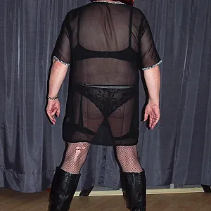 Black neglige gallery image
