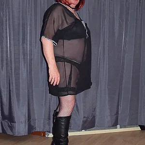 Black neglige gallery image