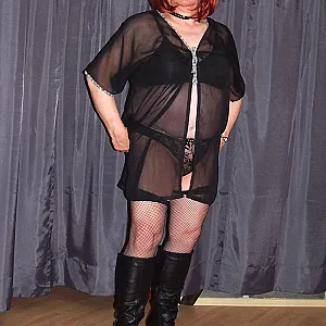 Black neglige gallery image