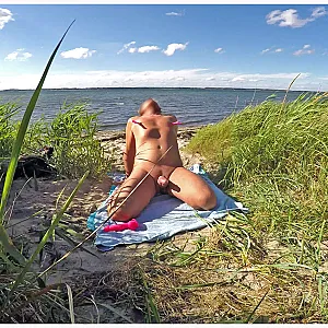 Posing am Strand Galeriebild