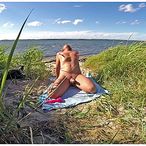 posing at the beach gallery image