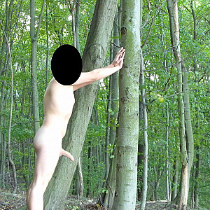 Nackt im Wald Galeriebild