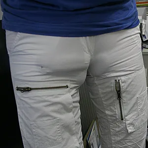 white wet jeans gallery image