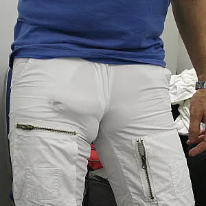 white wet jeans gallery image