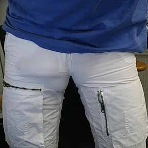 white wet jeans gallery image