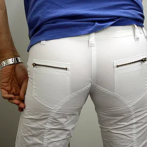 white wet jeans gallery image