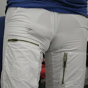 white wet jeans gallery image