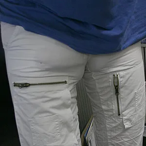white wet jeans gallery image