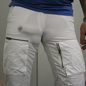 white wet jeans gallery image