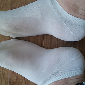 white sneaker socks gallery image