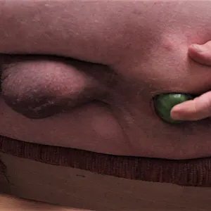 cucumber in ass gallery image