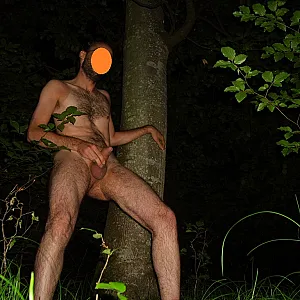 Nackt im Wald Galeriebild