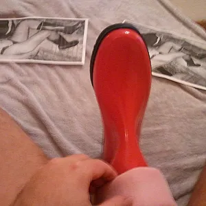 Rubberboots wanking first try gallery image