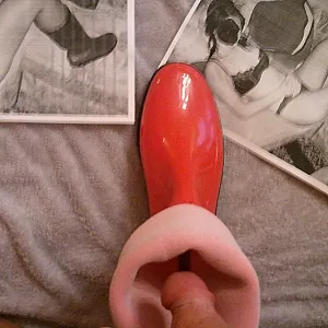Rubberboots wanking first try gallery image