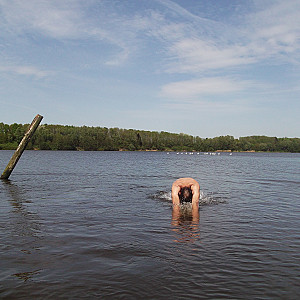 Nude at lake gallery image