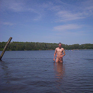 Nude at lake gallery image