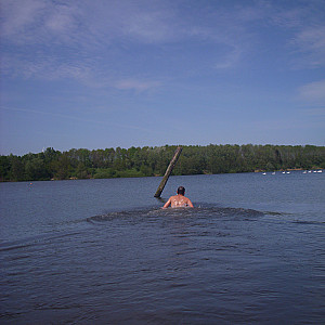 Nude at lake gallery image