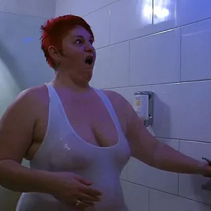 Transparent SWIMSUIT under the SHOWER gallery image