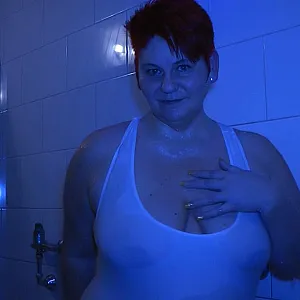 Transparent SWIMSUIT under the SHOWER gallery image