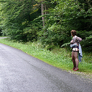 working at the street gallery image