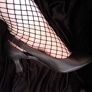 Schwarze High Heels Galeriebild