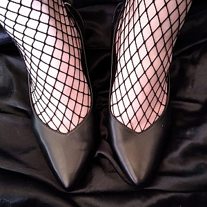 Schwarze High Heels Galeriebild
