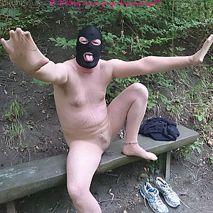 First image of nylonjunge's Gallery - pantyhose and mask outdoors