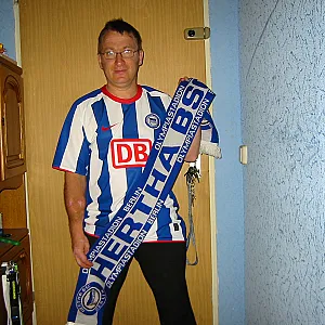 55Paul55  Nackt und Hertha BSC Fan Galeriebild