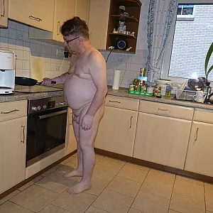 nude in grannys kitchen gallery image