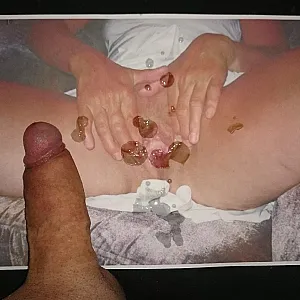 cum between legs gallery image