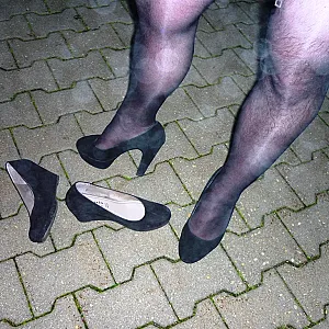 Outdoor, High Heels, Cum gallery image