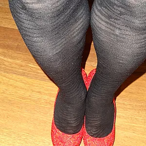 How do you like my red heels? gallery image