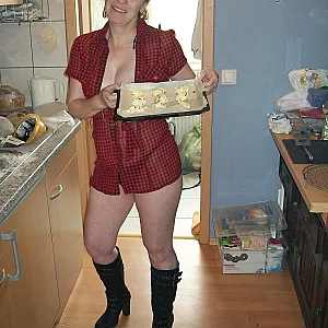 baking some christmas cookies gallery image