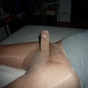 pantyhose at my cock gallery image