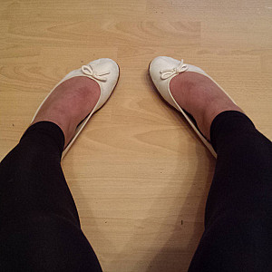 Ich in Leggins und Ballerina Galeriebild