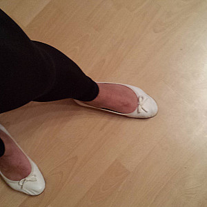 Ich in Leggins und Ballerina Galeriebild